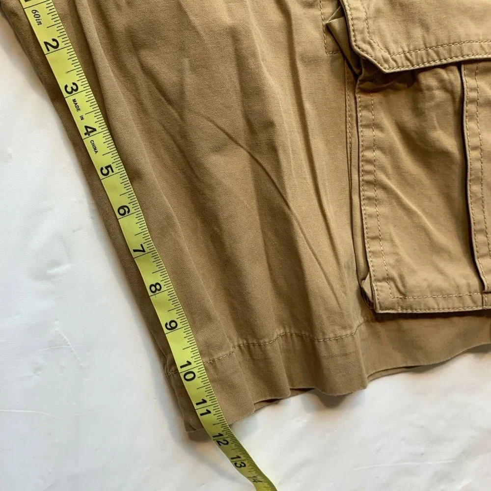 Tommy Hilfiger Cargo‎ Shorts Mens 33 (35x11.5) Relaxed Longer Length Heavyweight